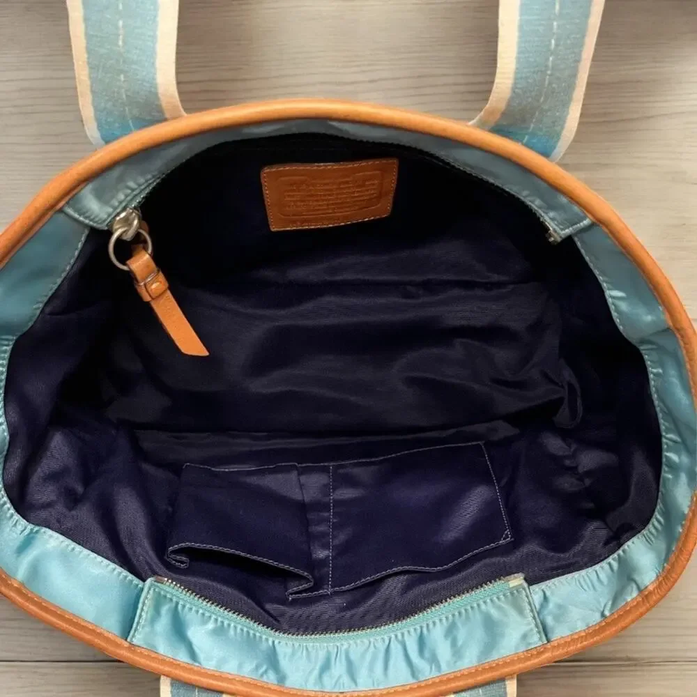 Y2K Coach F11993 Hamptons Sateen Satchel Bag